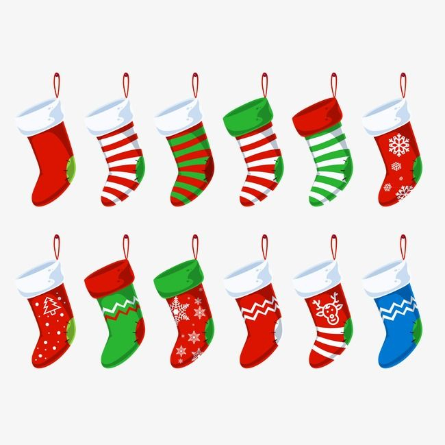 Les Chaussettes De Noël, Chaussettes Clipart, Dessin Animé à Dessin De Noel En Couleur