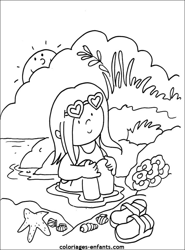 Les Coloriages De La Mer À Imprimer Sur Coloriages-Enfants tout Coloriage De Mer