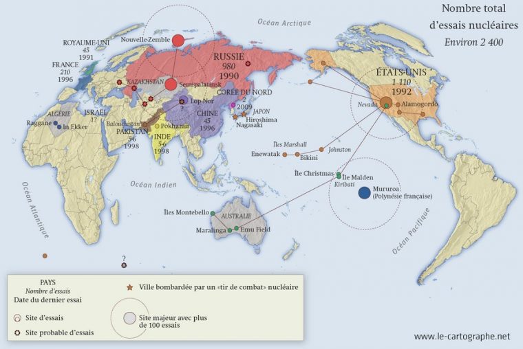 Les Essais Nucléaires Dans Le Monde intérieur Centrale Nuclã©Aire Sud France Carte