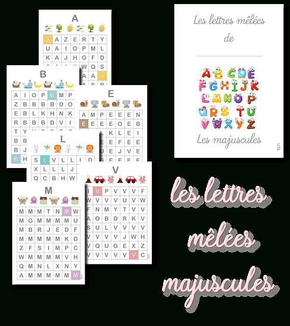 Les Lettres Mêlées - Majuscules  La Classe De Laurène pour La Classe De Luccia Lettre Majuscule 