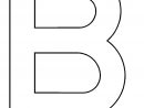 Lettre De L'Alphabet À Décorer : La Lettre Capitale B concernant Lettre Pochoir À Imprimer