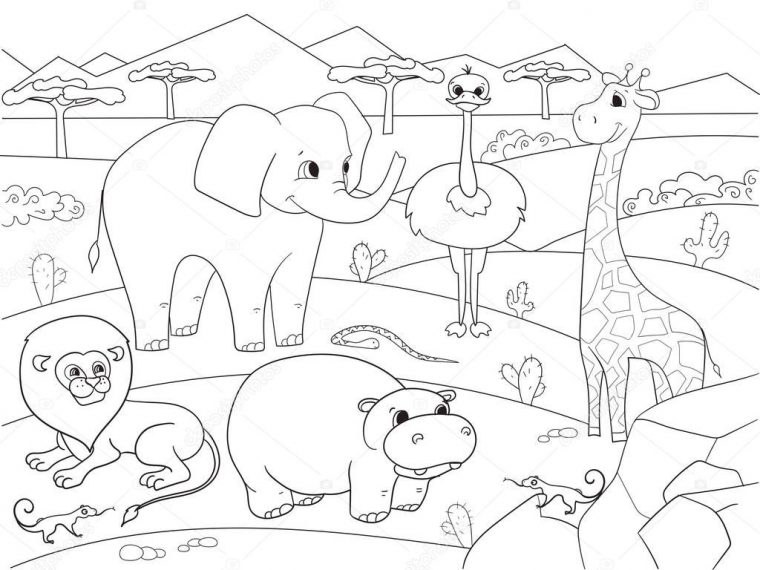 Libro El Elefante Blanco Pdf  Libro Gratis concernant Coloriage Savane Africaine