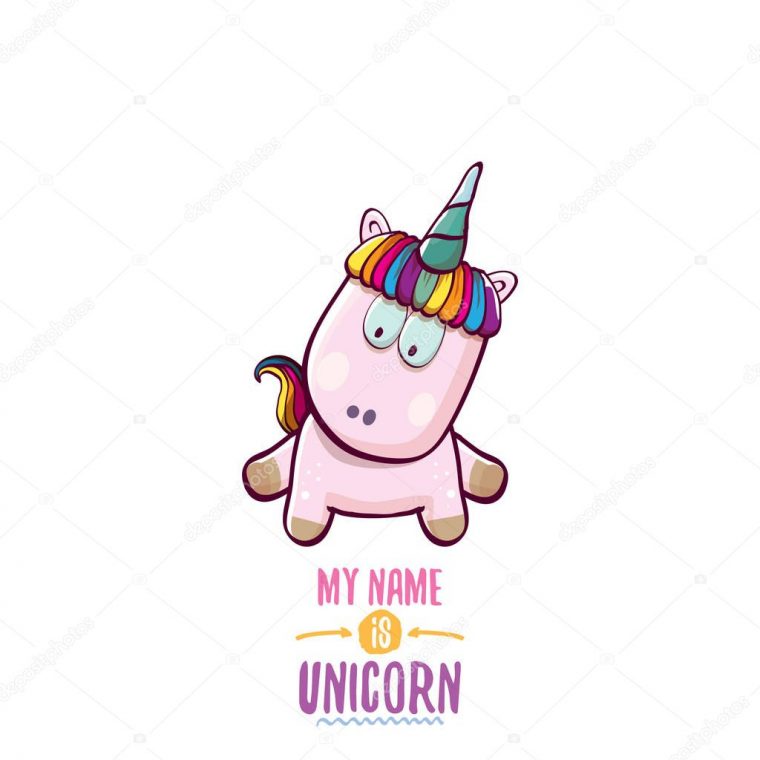 Licorne De Fée Rose Mignonne Vecteur Dessin Animé Drôle tout Licorne Dessin