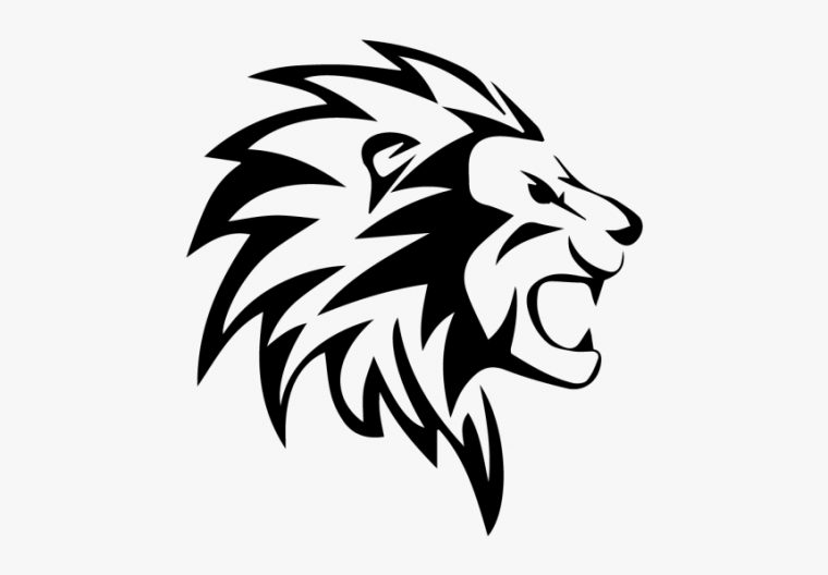 Lion Drawing Roar – Blason Tete De Lion, Hd Png Download dedans Dessin De Tete De Lion