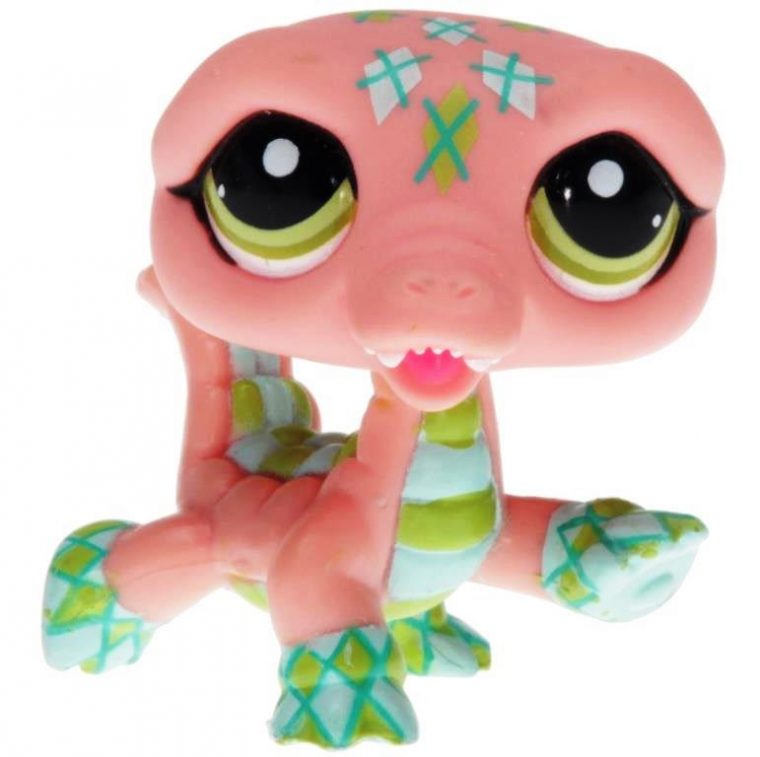 Littlest Pet Shop – Postcard Pets – 1853 Crocodile – Decotoys à Petshop Crocodile