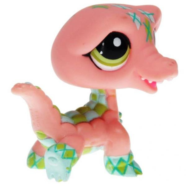 Littlest Pet Shop - Postcard Pets - 1853 Crocodile - Decotoys destiné Petshop Crocodile 