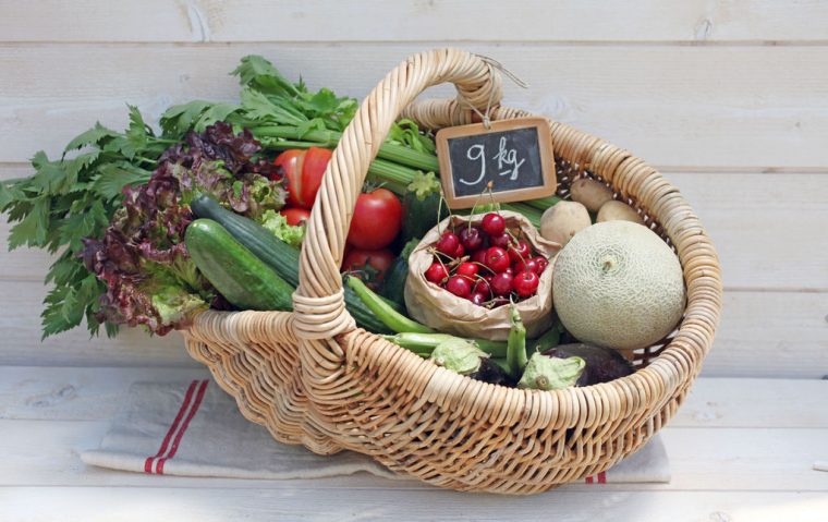 Livraison Panier Bio De Légumes Et De Fruits dedans Panier A Fruits