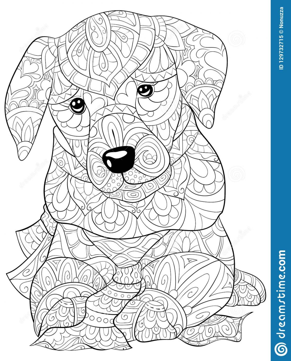 Livre De Coloriage Adulte, Page Une Image Mignonne De dedans Coloriage D Adulte