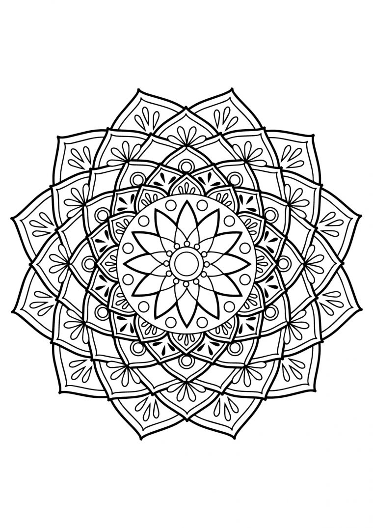 Livre De Coloriage Mandala  Imprimer Et Obtenir Une serapportantà Mandala À Imprimer Pour Adulte