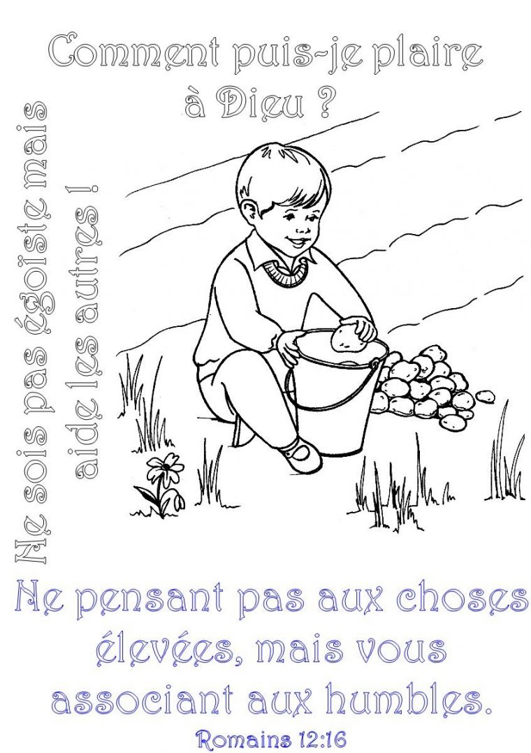 Livret De Comment Puis-Je Plaire À Dieu  Lecture Biblique pour Coloriage Catholique