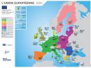 L'Union Européenne 2020  Strasbourg Europe tout Union Europã©Enne Carte