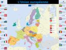 L'Union Européenne - Carte  Strasbourg Europe destiné Union Europã©Enne Carte