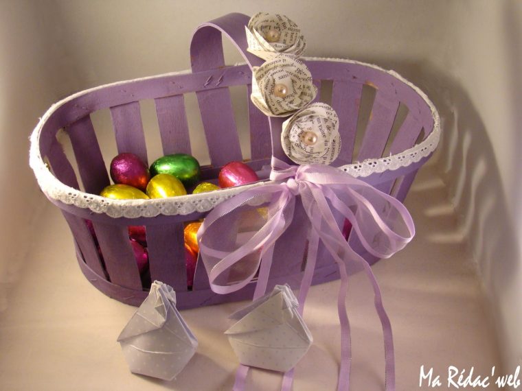 Ma Rédacweb Diy De Pâques : Un Panier Pour Les Oeufs à Paques Panier