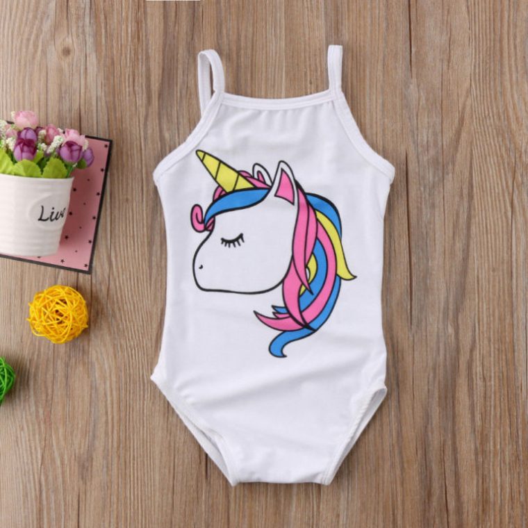 Maillot De Bain Licorne Pour Bébé Fille – Maillot 1 Pièce encequiconcerne One Piece Licorne