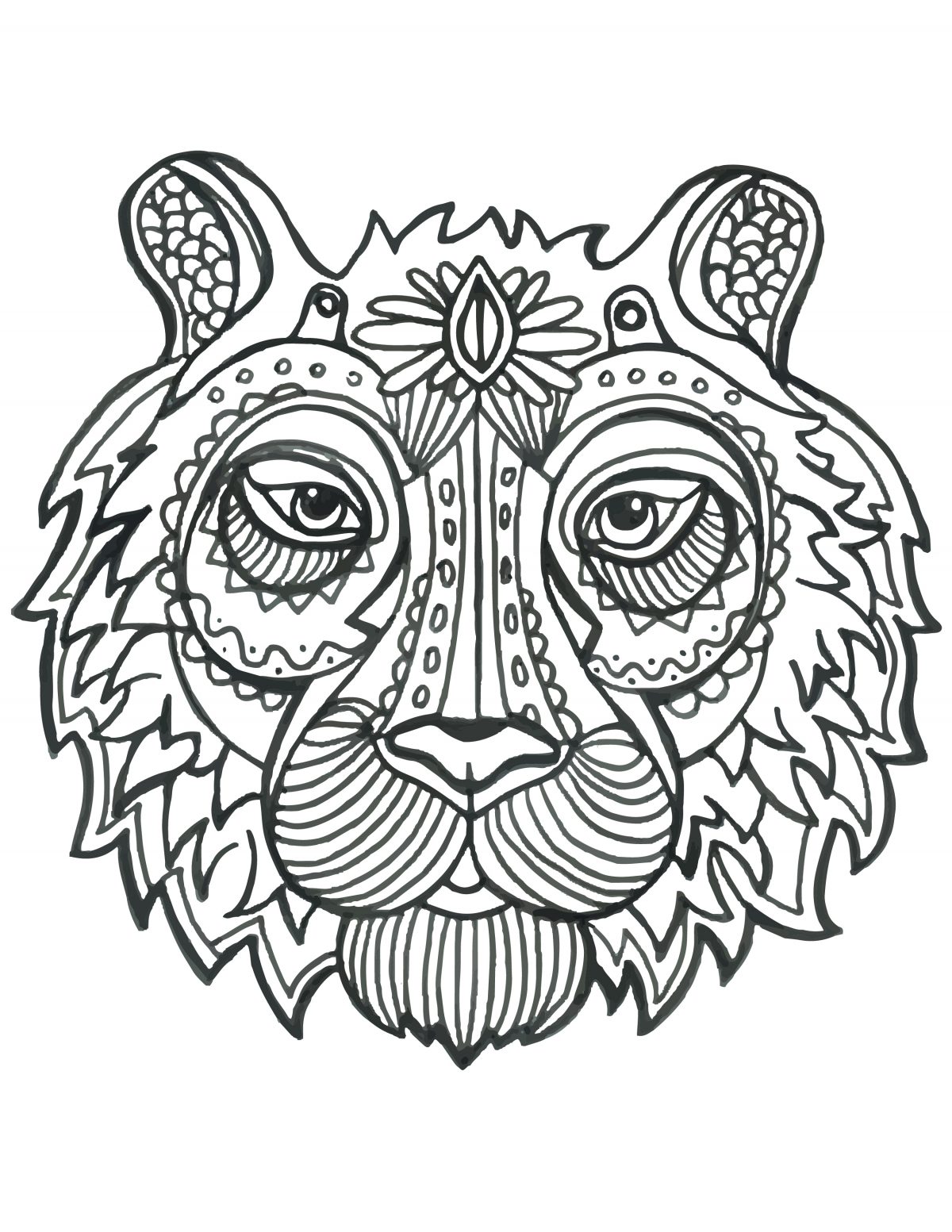 Mandala Animaux À Imprimer Gratuit - Greatestcoloringbook destiné Coloriage D Animaux Gratuit