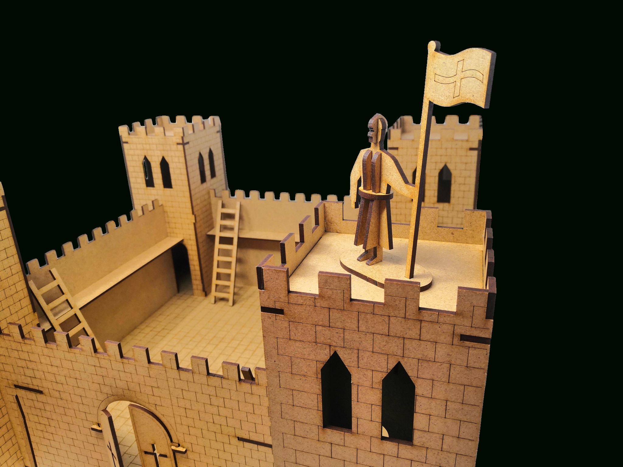 Maquette Chateau Fort Avec Soldats - Univers Medieval - Ma destiné Chateau Fort Description 