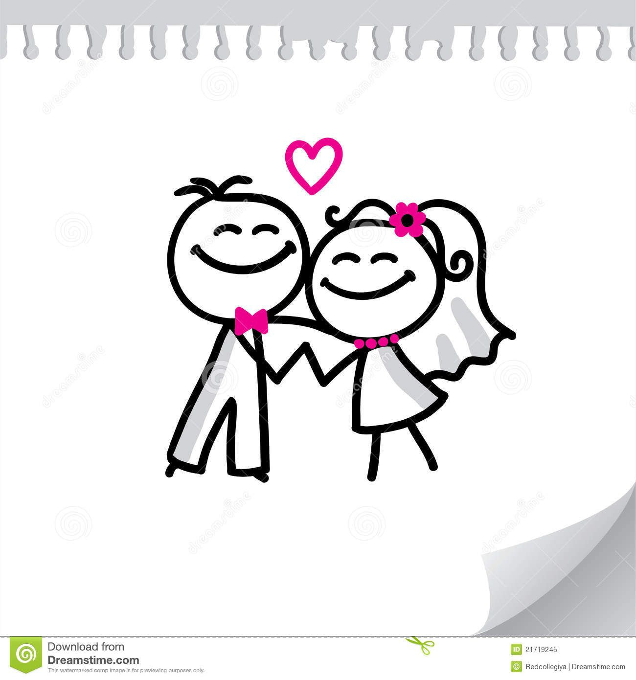 Mariage Dessin Animé - Google Search  Cartoon Wedding destiné Dessins Mariés 