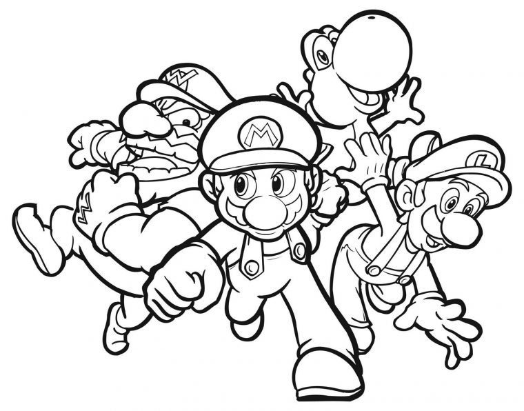 Mario Coloring Pages To Print  Minister Coloring dedans Coloriage Mario Kart