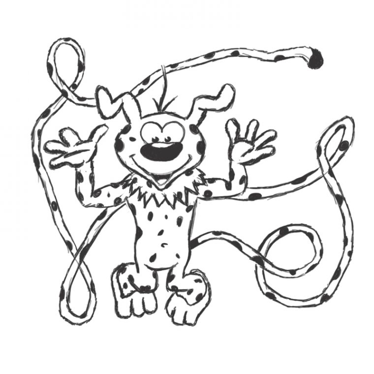 Marsupilami Coloriage – Dessin Et Coloriage destiné Dessin Marsupilami