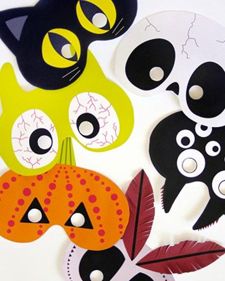 Masque Citrouille …  Créations D&amp;#039;Halloween, Masque à Masque De Citrouille A Imprimer 