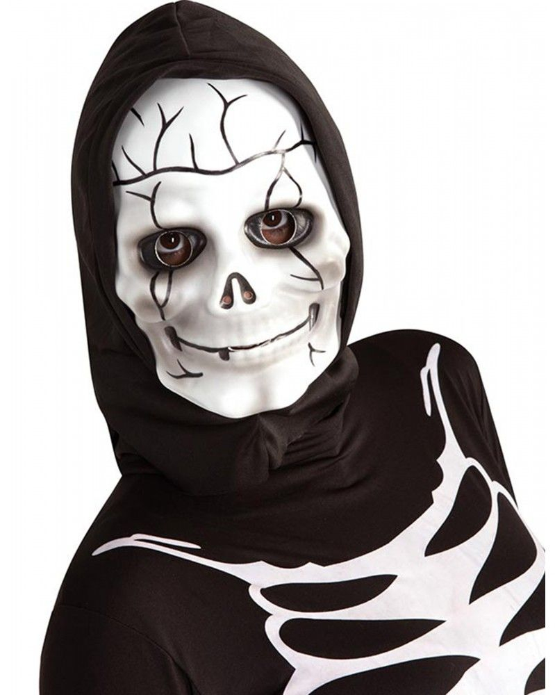 Masque Crâne Squelette Avec Cagoule  Cagoule Enfant encequiconcerne Masque Enfant Halloween