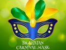 Masque De Carnaval Brésilien Réaliste  Vecteur Gratuite tout Carnaval Images Gratuites