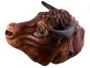 Masque De Venise Vache Taureau Grand Modele-Fait Main serapportantà Masque Taureau