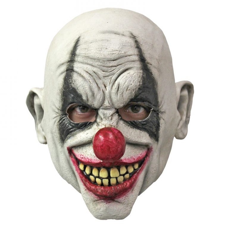 Masque Intégral Clown Méchant Latex avec Masque De Clown À Fabriquer