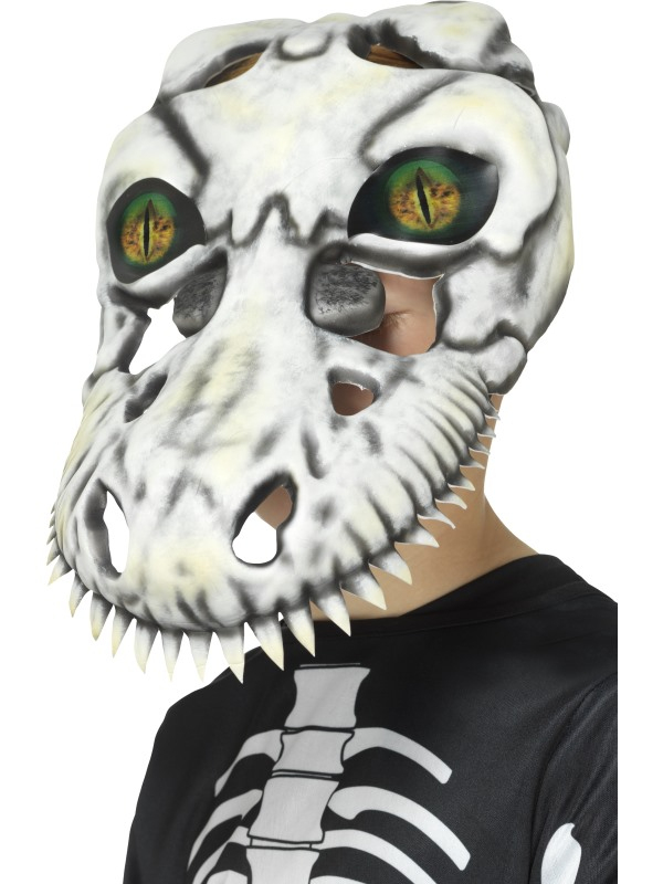 Masque Œil Holographique Tyrannosaure Squelette Enfant serapportantà Masque Enfant Halloween 