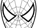 Masque Spiderman A Colorier Découpage A Imprimer  Molde concernant Spiderman A Imprimer