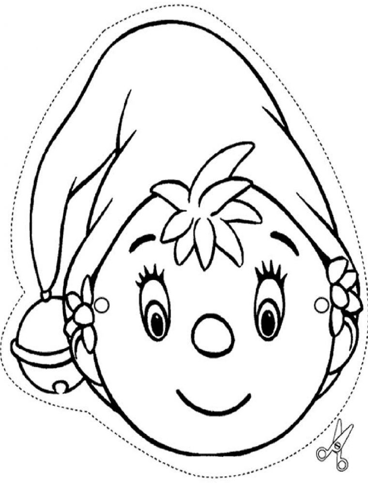 Masque Taille Visage Enfant Coloriage  30000 dedans Coloriage Masque A Imprimer