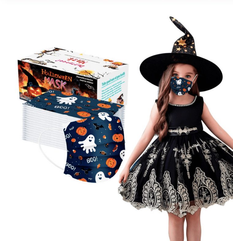 Masques Jetables Halloween Pour Enfants – Lot De 50 dedans Masque Enfant Halloween