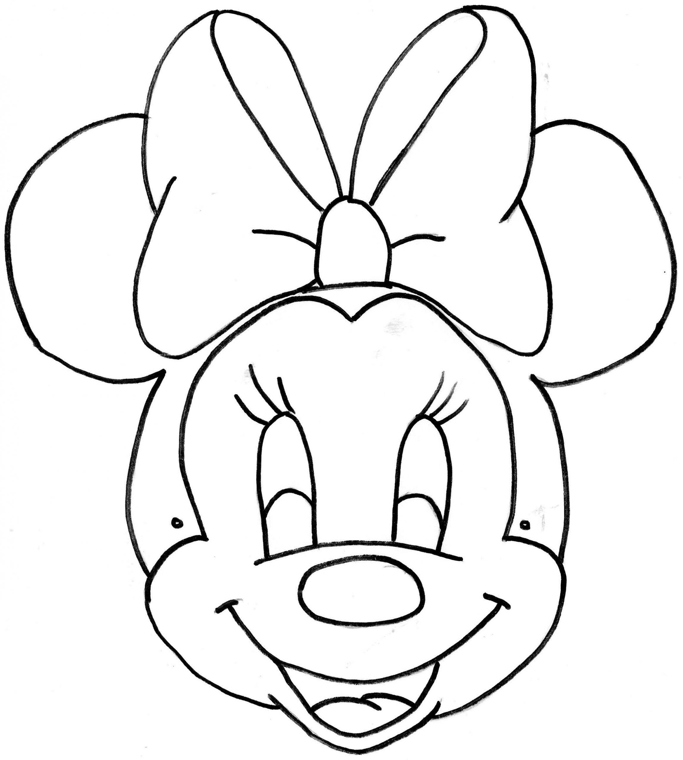 Masques Mickey Et Minnie (33) tout Dessin Tete De Mickey