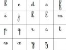 Maternelle: Alphabet À Trous En Cursives tout Alphabet Minuscule À Imprimer