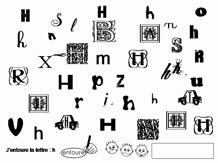 Maternelle: Alphabet, Retrouver Les Lettres Dans dedans Les Toruvailles De Karinette Lettres