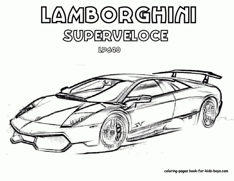 Meilleur De Coloriage De Lamborghini A Imprimer  Des serapportantà Dessin De Lamborghini