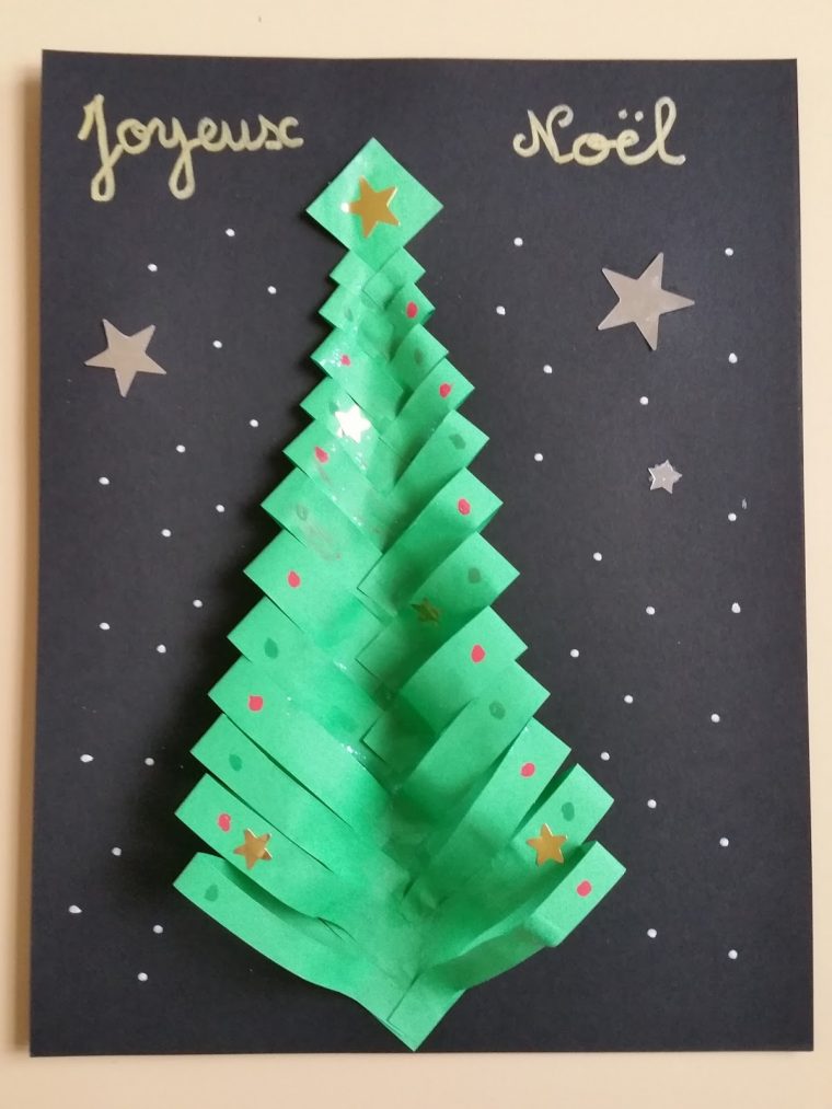 Meroute À L'École: *Bricolage: Carte De Noël En Origami tout Cart De Noel