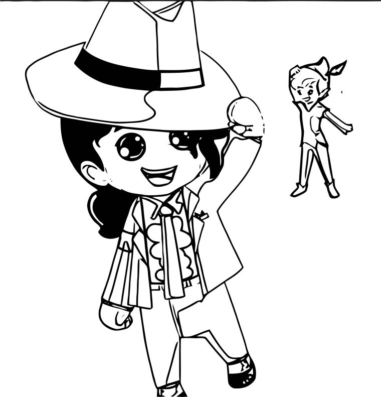 Michael Jackson Coloring Page 16  Wecoloringpage pour Coloriage Michael Jackson