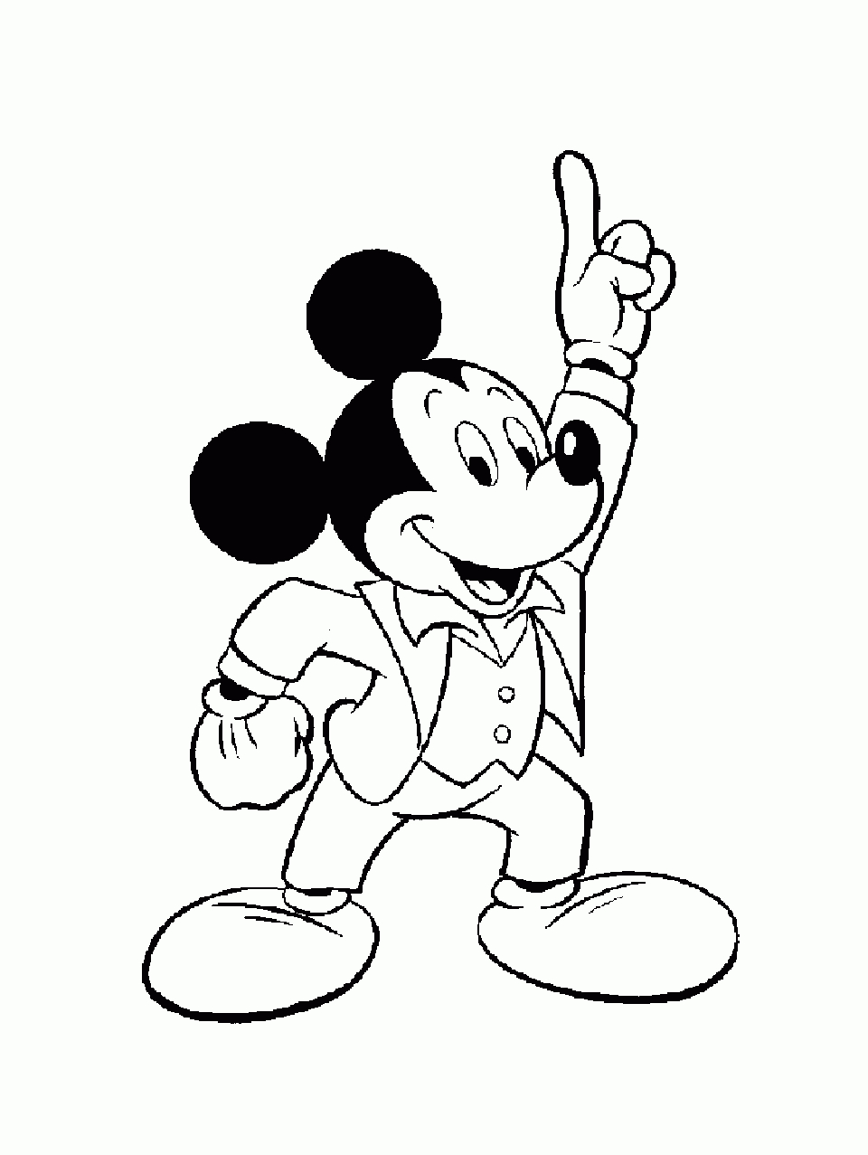 Mickey For Kids - Mickey Kids Coloring Pages à Mickey A Colorier 