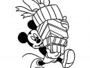 Mickey Les Bras Chargés De Cadeaux - Coloriage Mickey à Jeux De Coloriage Mickey