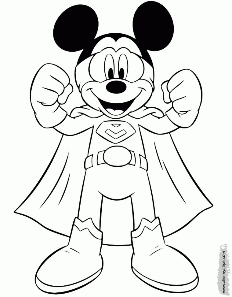 Mickey Mouse Coloring Pages: Occupations  Disneyclips à Dessin Mikey