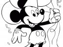 Mickey Mouse With Balloons Coloring Page  Free Printable encequiconcerne Dessin Mikey