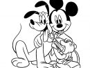 Mickey Pluto 2 - Coloriage Mickey Et Ses Amis - Coloriages tout Jeux De Coloriage Mickey