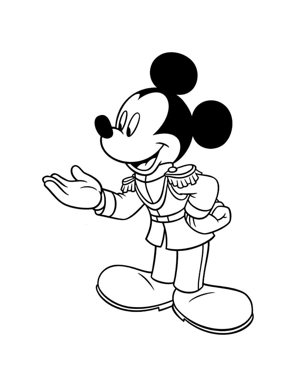 Mickey To Color For Kids - Mickey Kids Coloring Pages concernant Dessin Mikey 