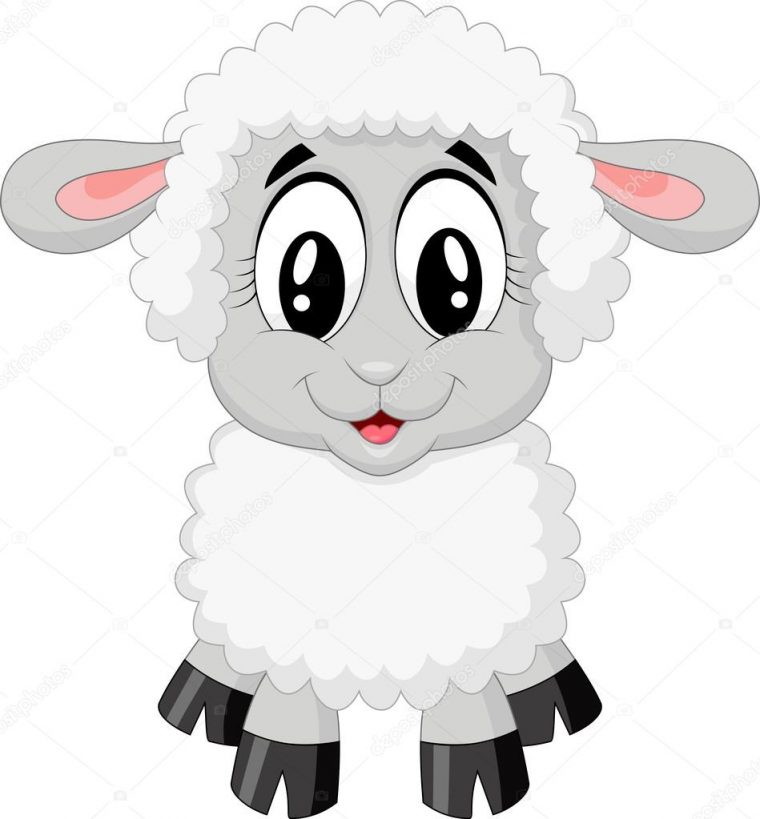 Mignon Dessin Animé Moutons Image Vectorielle Par Tigatelu pour Dessin De Mouton