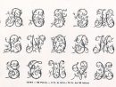Mil : Initiales Deberny pour Lettres Enluminées À Imprimer