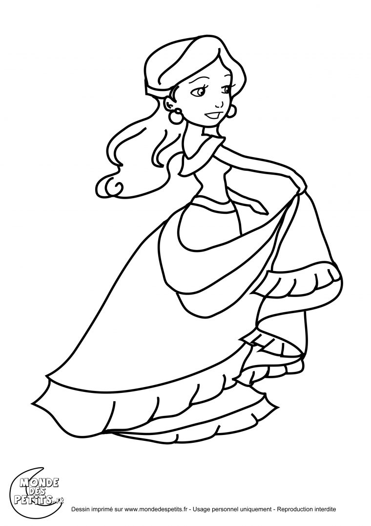 Monde Des Petits – Coloriages À Imprimer concernant Coloriages Princesses Gratuits À Imprimer