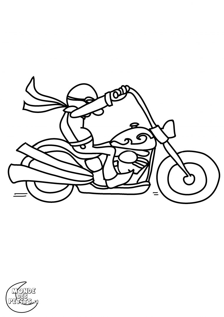 Monde Des Petits – Coloriages À Imprimer pour Coloriage Moto À Imprimer Gratuit