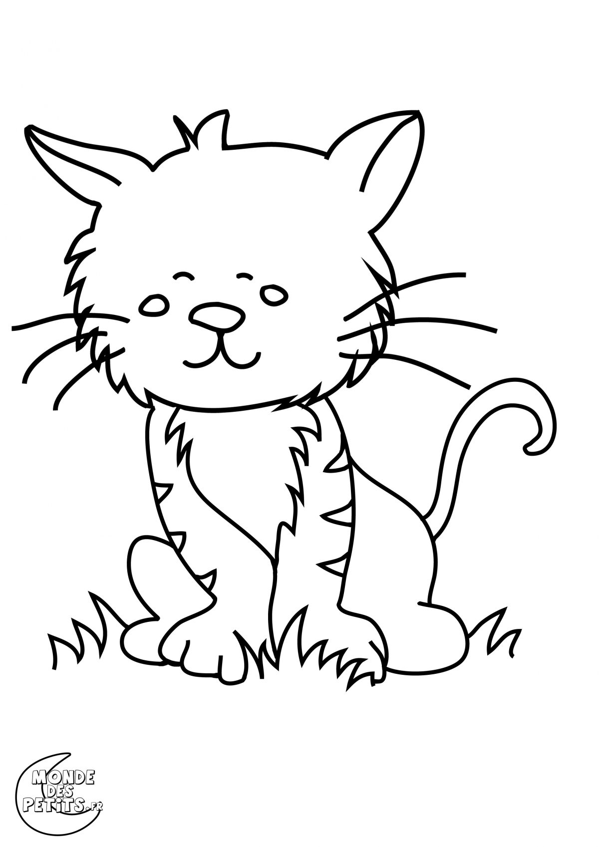 Monde Des Petits - Coloriages À Imprimer pour Dessin À Imprimer Chat