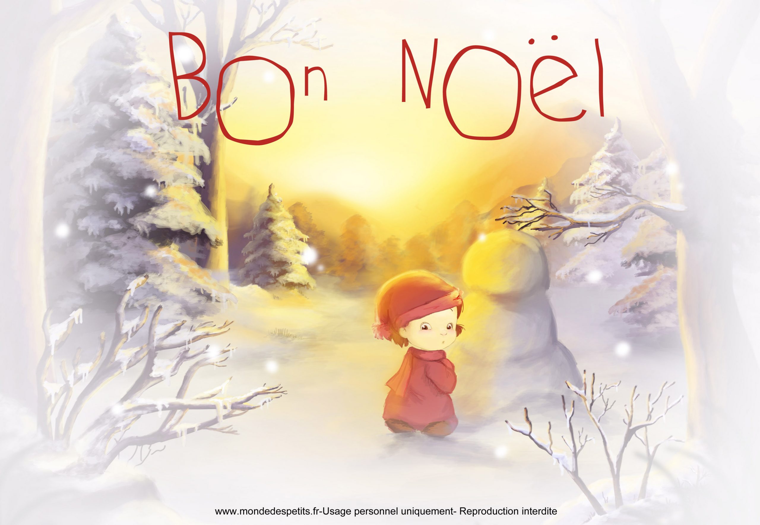 Monde Des Petits - Par Thème tout Cartes Noel À Imprimer 